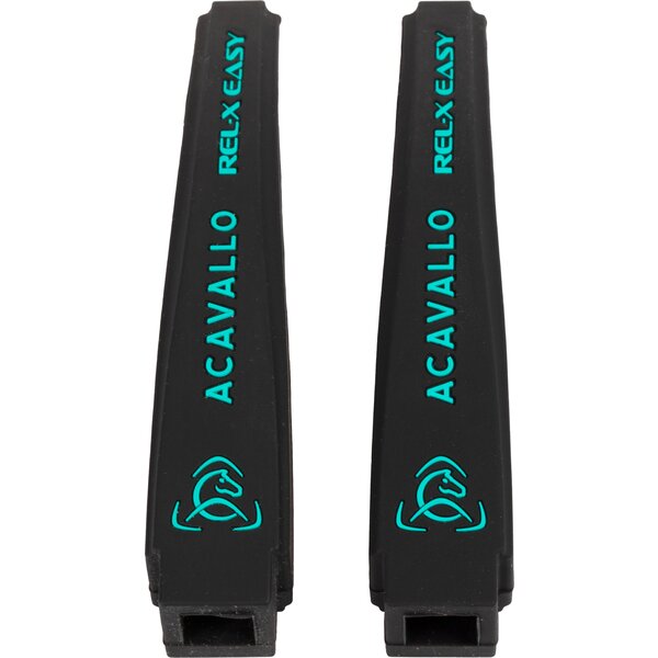 ACAVALLO siliconen arm voor stijgbeugel rel-x easy black/tiffany | One size