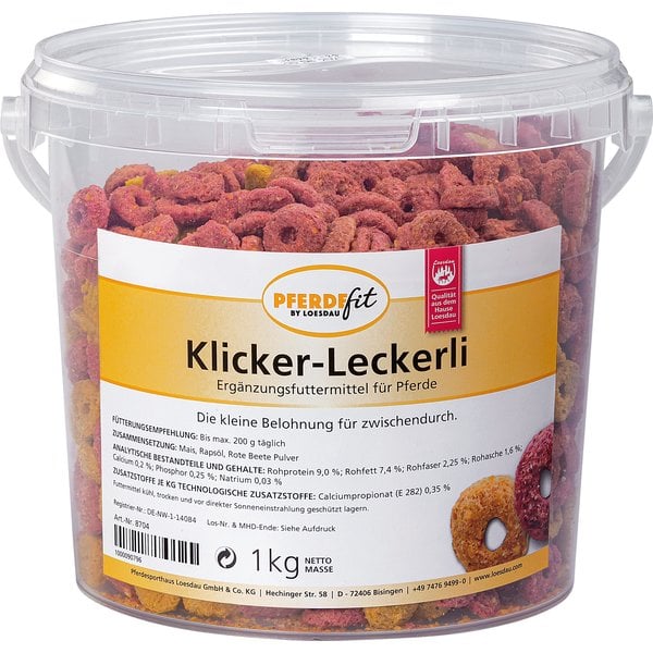 PFERDEfit by Loesdau Klicker-Leckerli 1 kg