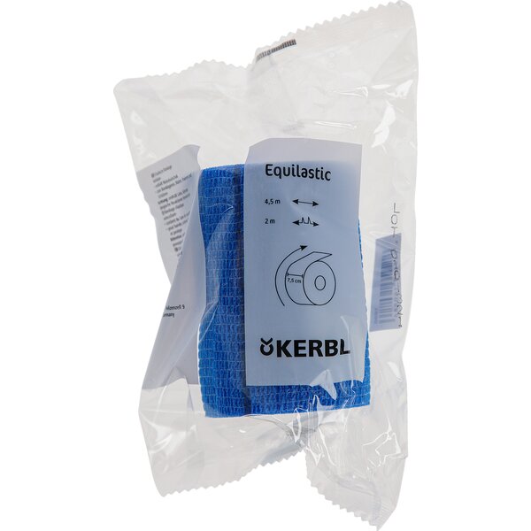 KERBL zelfhechtende bandage EquiLastic blue | 7,5 cm