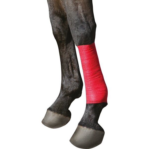 KERBL zelfhechtende bandage EquiLastic red | 7,5 cm