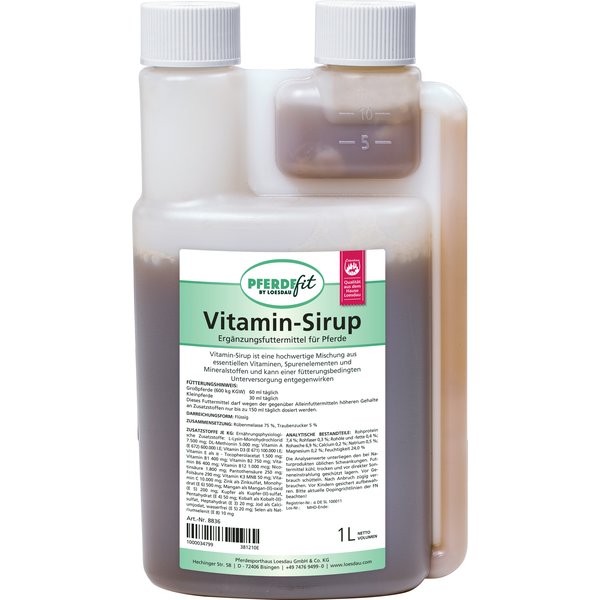 PFERDEfit by Loesdau Vitamin-Sirup 1 Liter