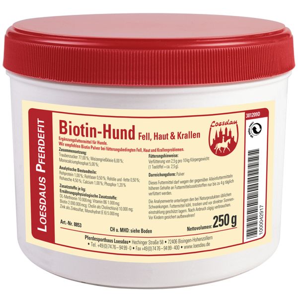 HUNDEfit by Loesdau Biotin-Hund 250 g