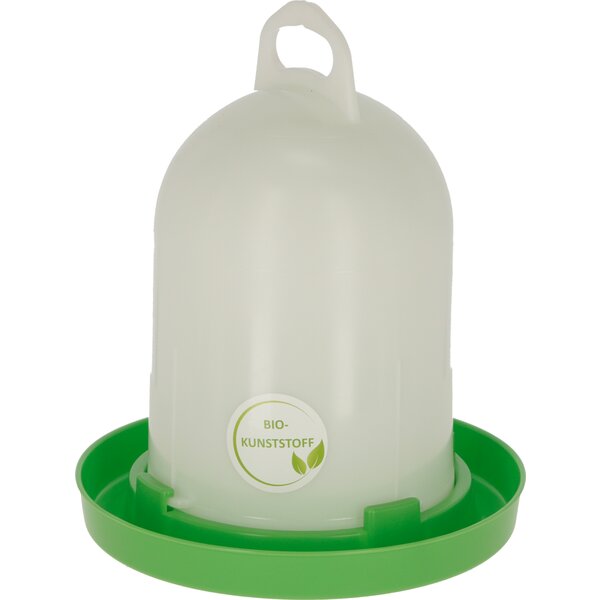 KERBL Bio-Kunststofftränke weiß/grün | 5,5 Liter