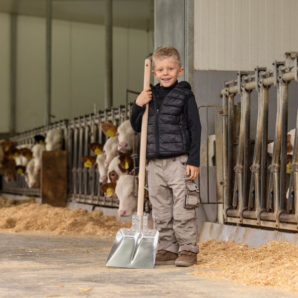 KERBL Mini-Aluschaufel mit Stiel aluminum | 107 cm