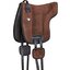 L-pro West Bareback-Pad Wildleder