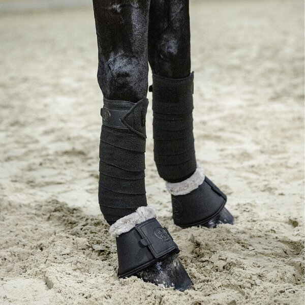 ESKADRON Platinum fleecebandages Fleece black | Warmbloed