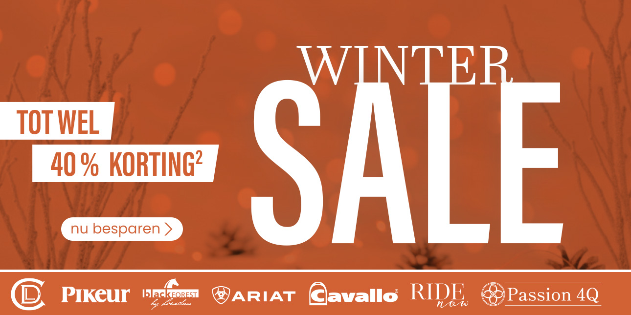 Winter SALE tot wel 40 % korting². nu besparen